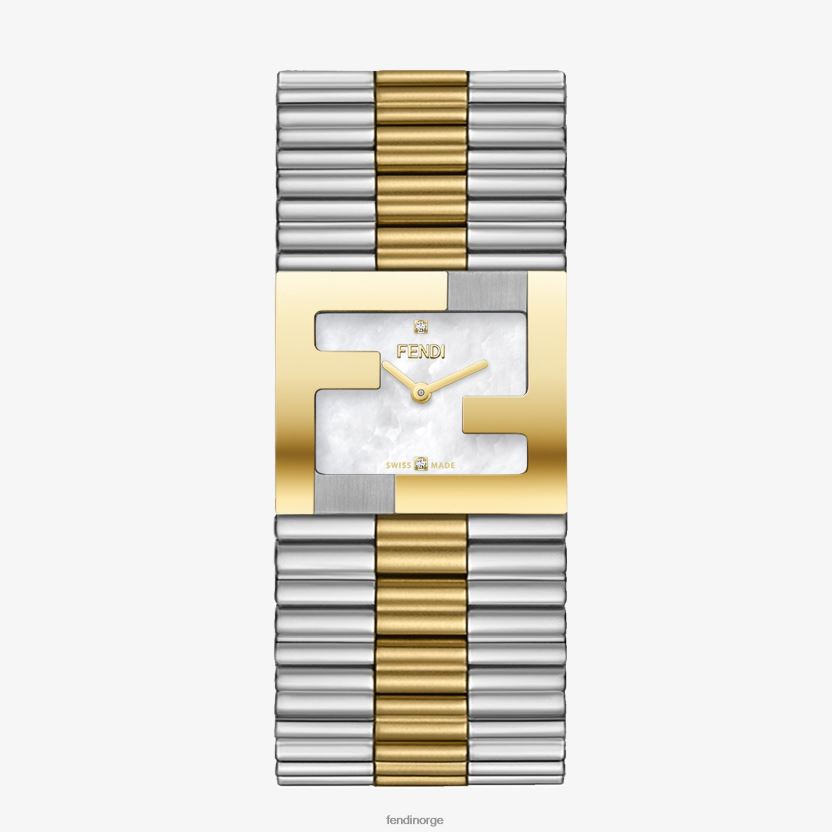 Fendi kvinner 24x20mm - klokke med ff-logoramme NXB4XN431 flerfarget tilbehør