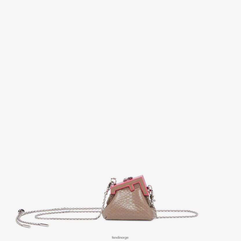 Fendi kvinner karung lær sjarm NXB4XN211 beige tilbehør