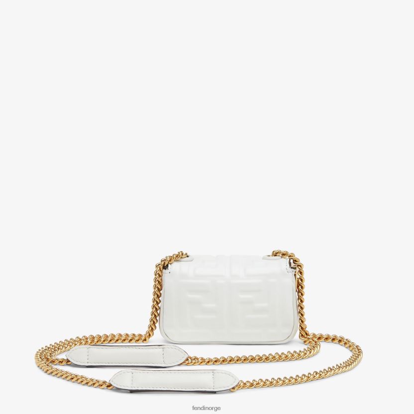 Fendi kvinner miniveske i nappaskinn NXB4XN265 hvit tilbehør