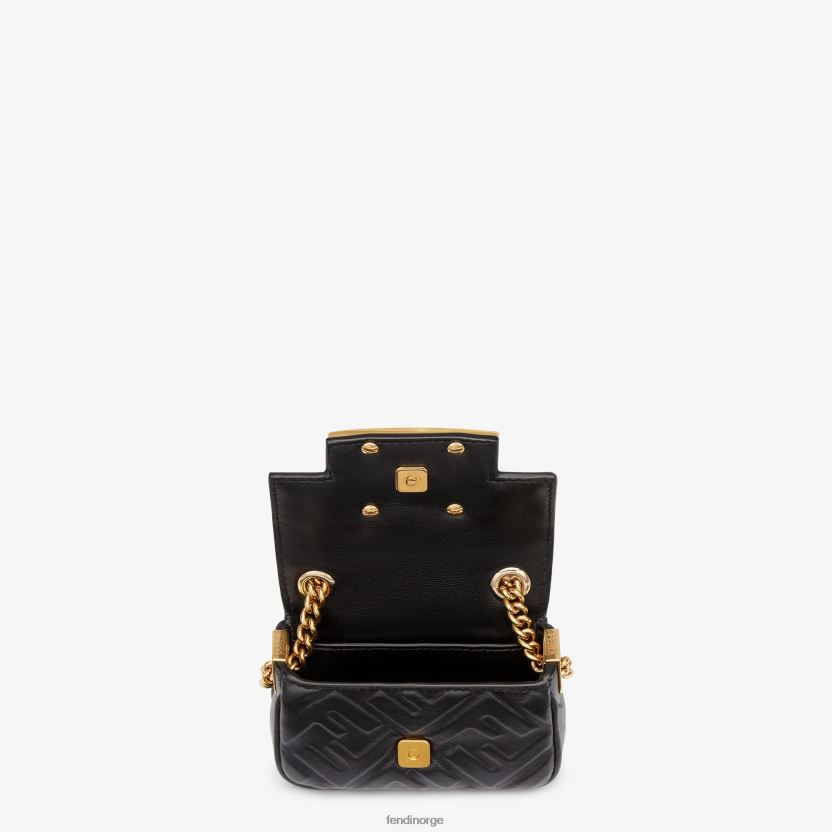 Fendi kvinner miniveske i nappaskinn NXB4XN286 svart tilbehør