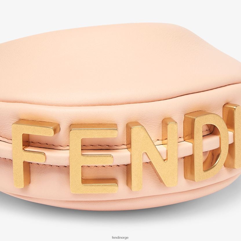 Fendi kvinner nano grafisk lær sjarm NXB4XN343 rosa tilbehør