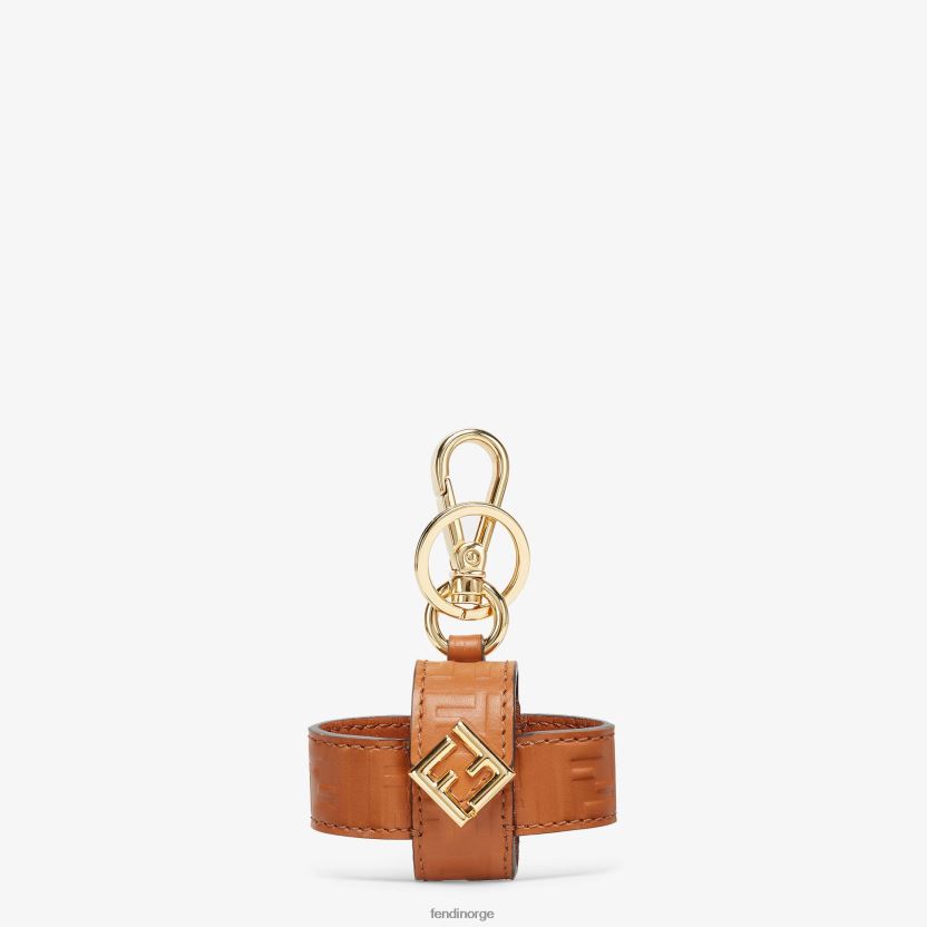 Fendi kvinner ff diamonds airpods pro lær sjarm NXB4XN75 brun tilbehør