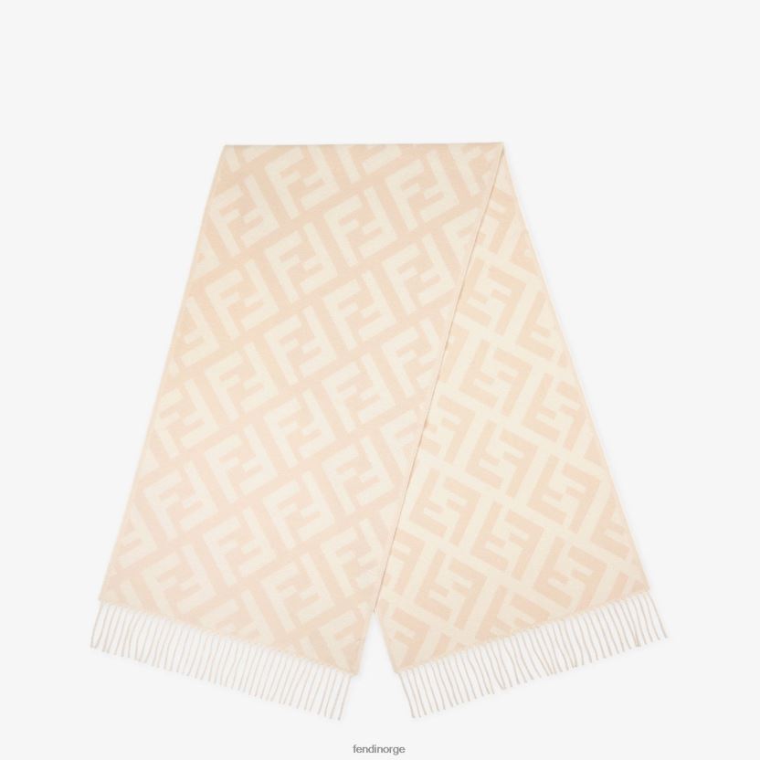 Fendi kvinner blekt kashmirskjerf NXB4XN400 rosa tilbehør