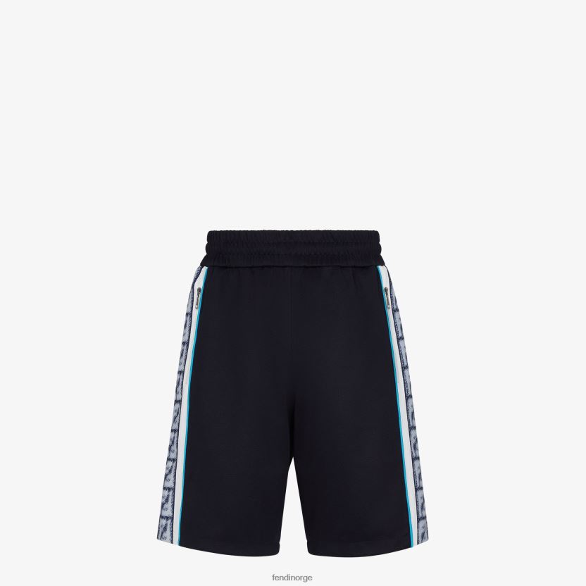 Fendi menn jersey bukser NXB4XN2017 blå klær