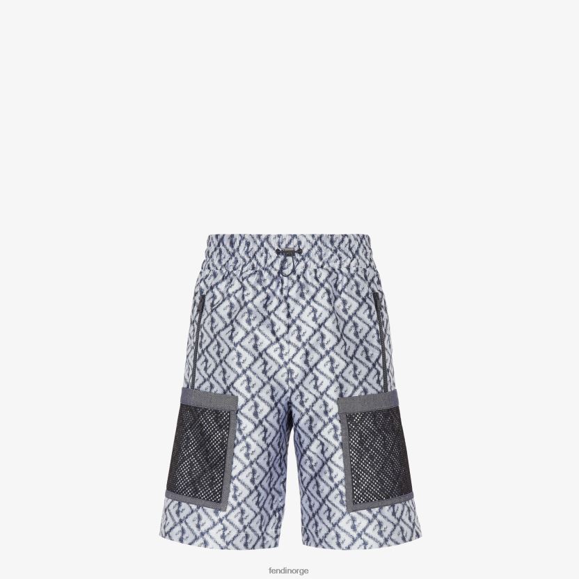 Fendi menn nylonbukser NXB4XN2011 flerfarget klær