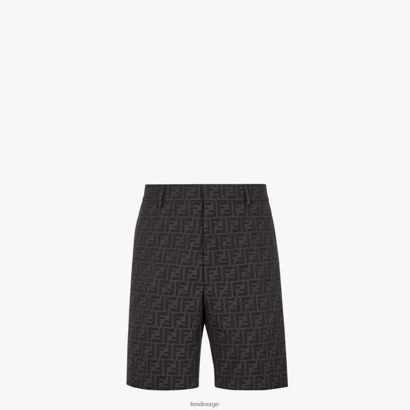 Fendi menn stoffbukser NXB4XN2200 svart klær