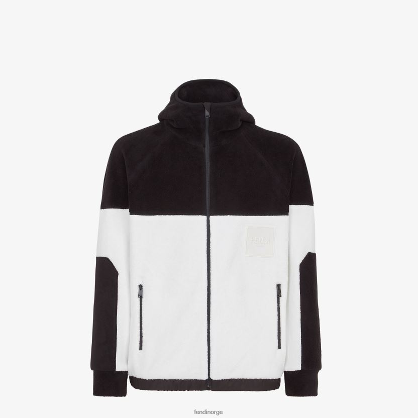 Fendi menn fleecegenser NXB4XN2105 hvit klær