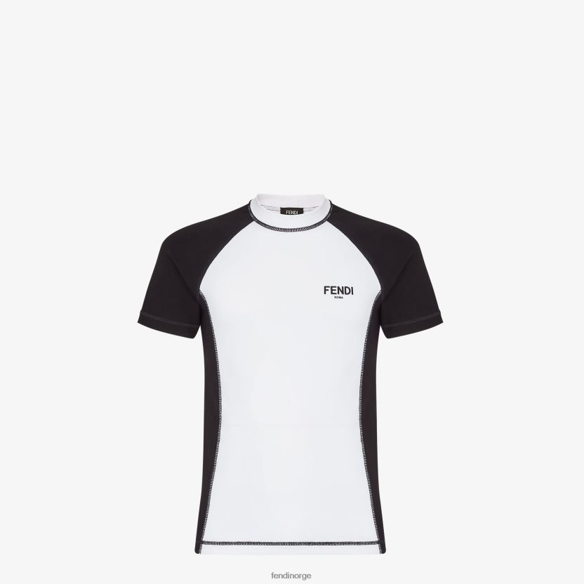 Fendi menn bomull t-skjorte NXB4XN2109 hvit klær