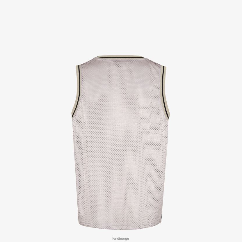 Fendi menn tech mesh vest NXB4XN2190 hvit klær
