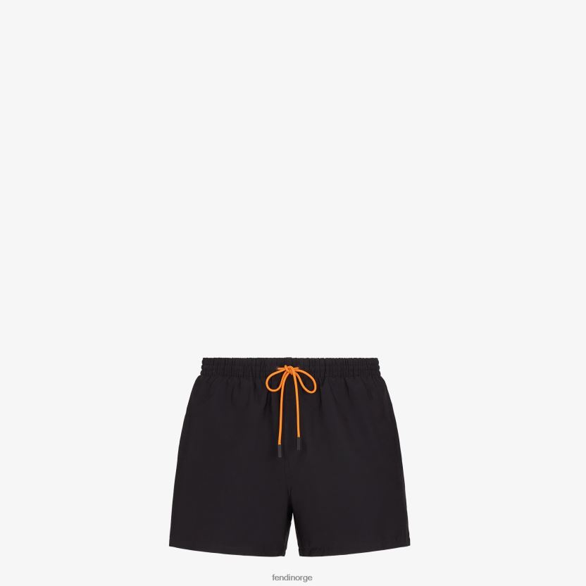 Fendi menn nylonshorts NXB4XN1960 svart klær