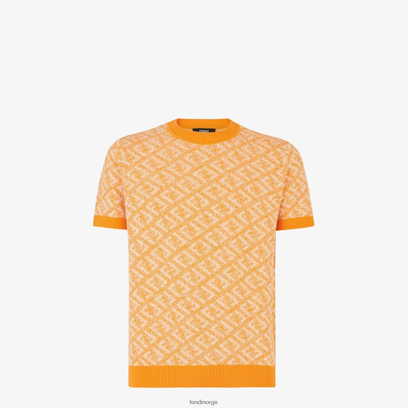 Fendi menn bomullsgenser NXB4XN2032 oransje klær
