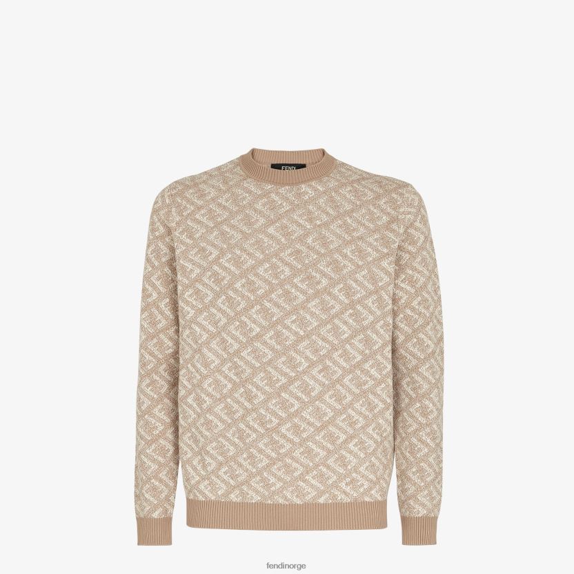 Fendi menn bomullsgenser NXB4XN2041 beige klær