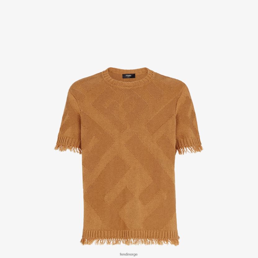 Fendi menn bomullsgenser NXB4XN2043 brun klær