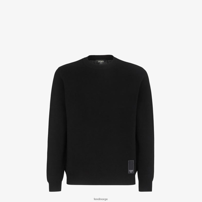 Fendi menn genser i stoff NXB4XN2149 svart klær