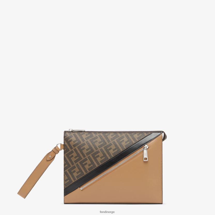 Fendi menn diagonal clutch lærveske NXB4XN1855 flerfarget tilbehør