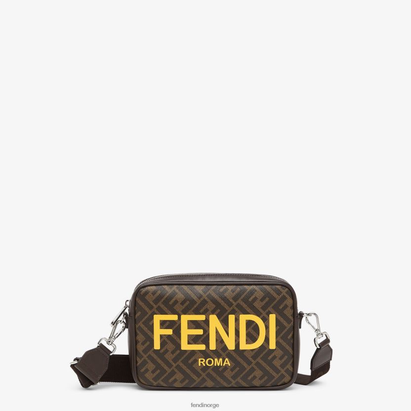 Fendi menn ff stoffpose NXB4XN1856 brun tilbehør
