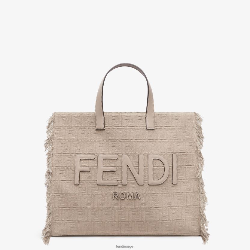 Fendi menn ff stoffpose med frynser NXB4XN1847 beige tilbehør