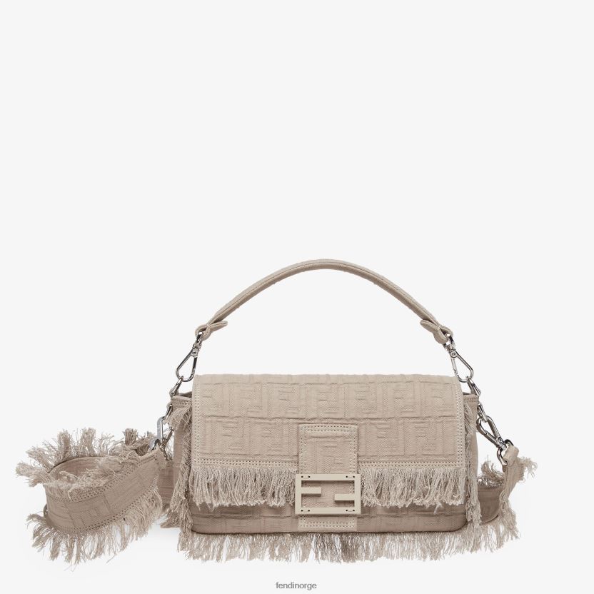 Fendi menn ff stoffpose med frynser NXB4XN1848 beige tilbehør