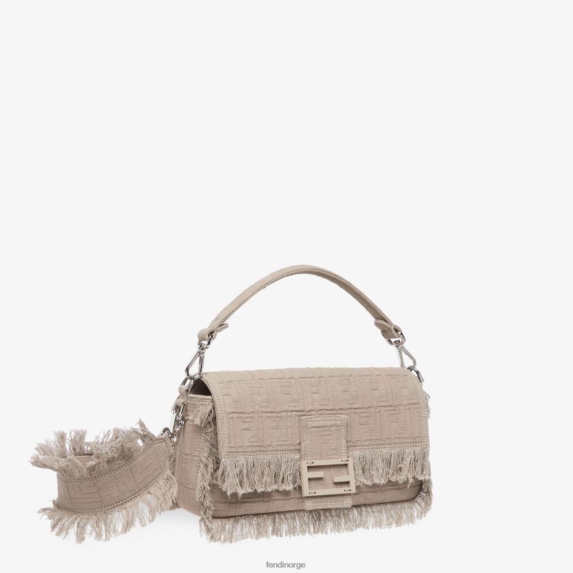 Fendi menn ff stoffpose med frynser NXB4XN1848 beige tilbehør