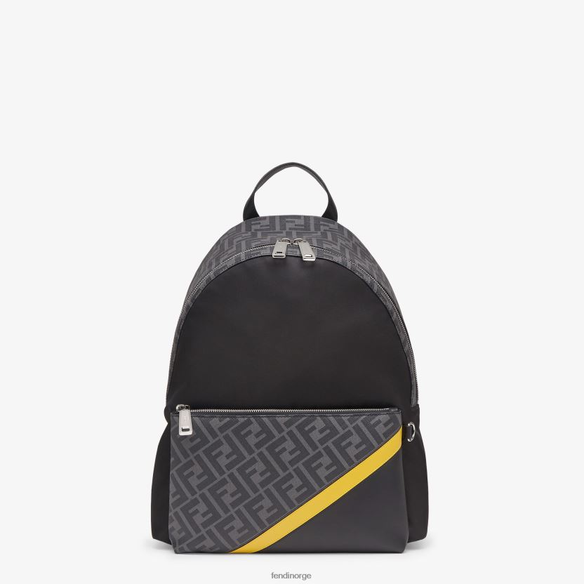 Fendi menn nylon ryggsekk NXB4XN1803 svart tilbehør