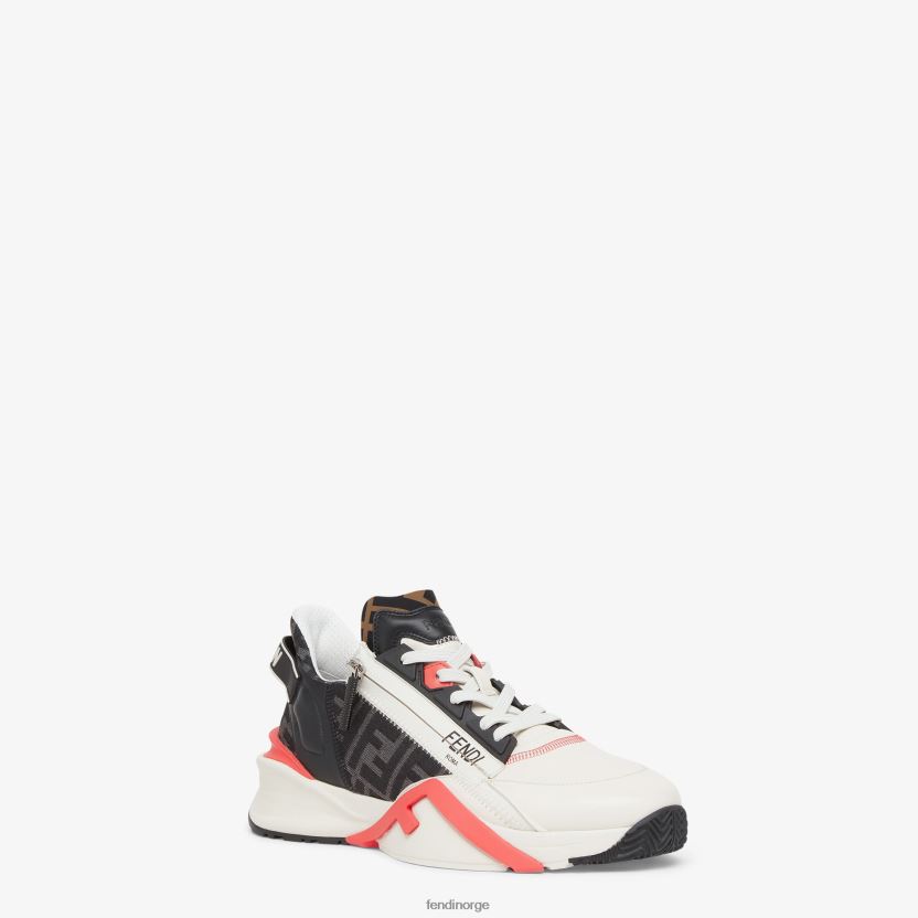 Fendi menn Lunar new year capsule skinn lave topper NXB4XN2306 hvit sko