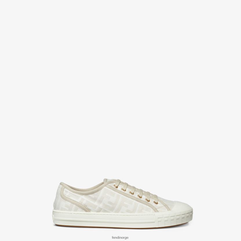 Fendi menn lave topper i stoff NXB4XN2261 hvit sko