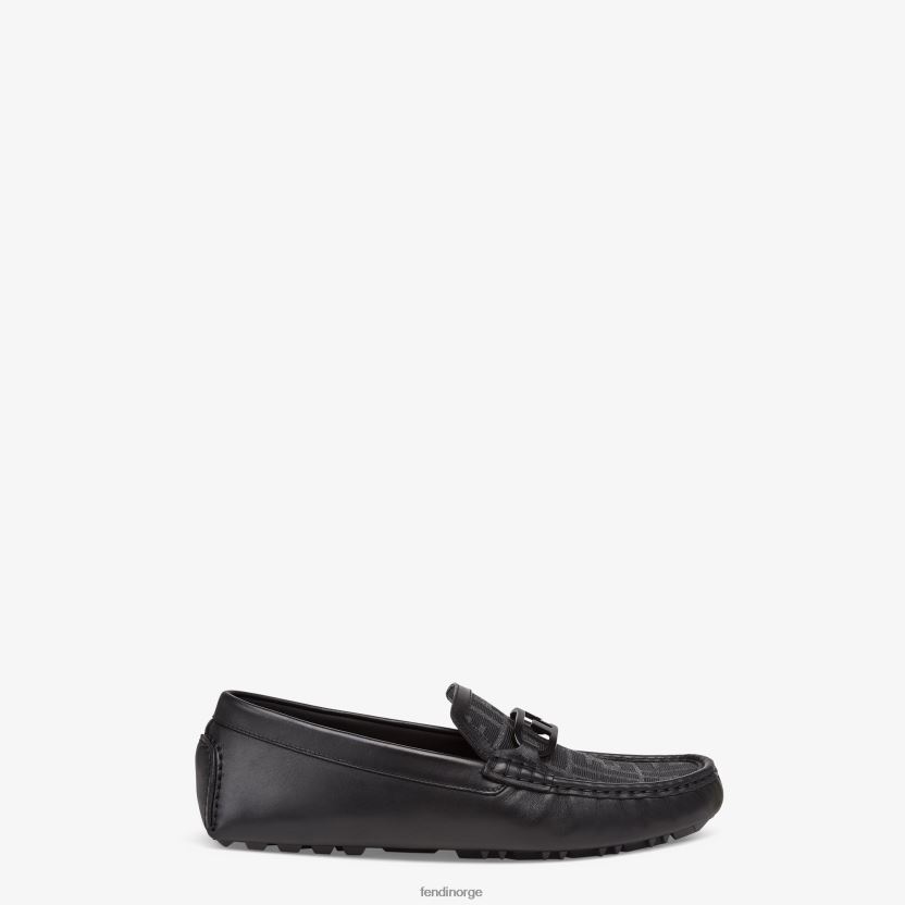 Fendi menn driver loafers i skinn NXB4XN2290 svart sko