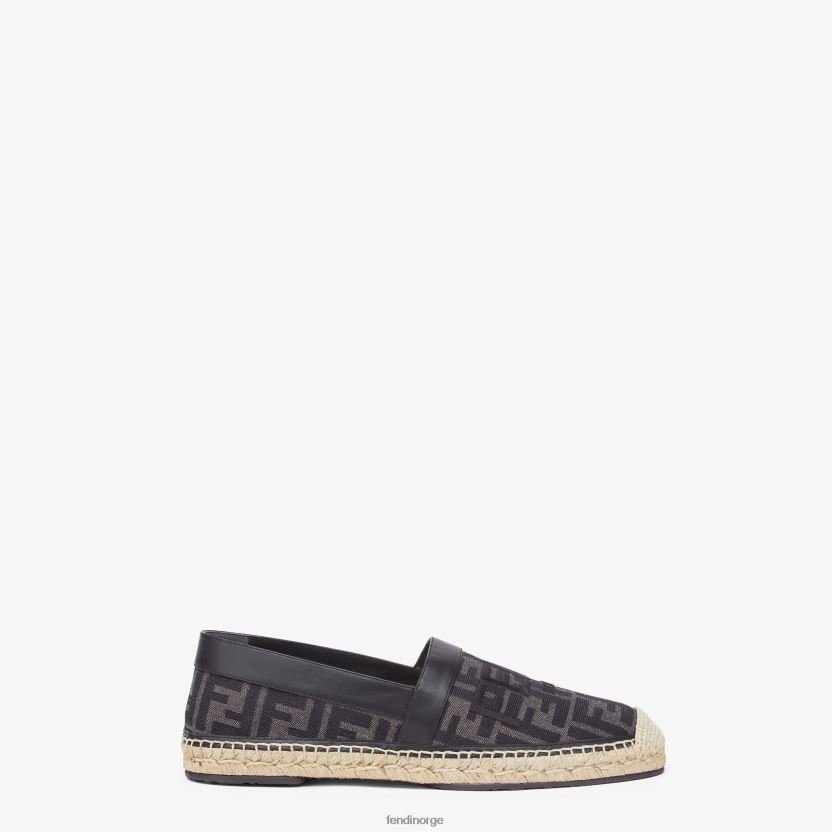 Fendi menn espadriller i stoff NXB4XN2257 svart sko