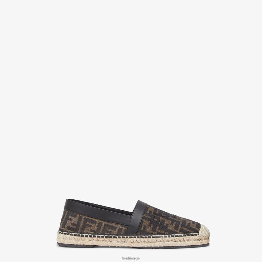 Fendi menn espadriller i stoff NXB4XN2258 brun sko
