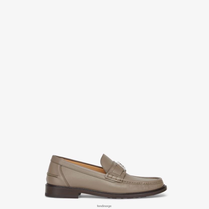 Fendi menn loafers i skinn NXB4XN2244 beige sko