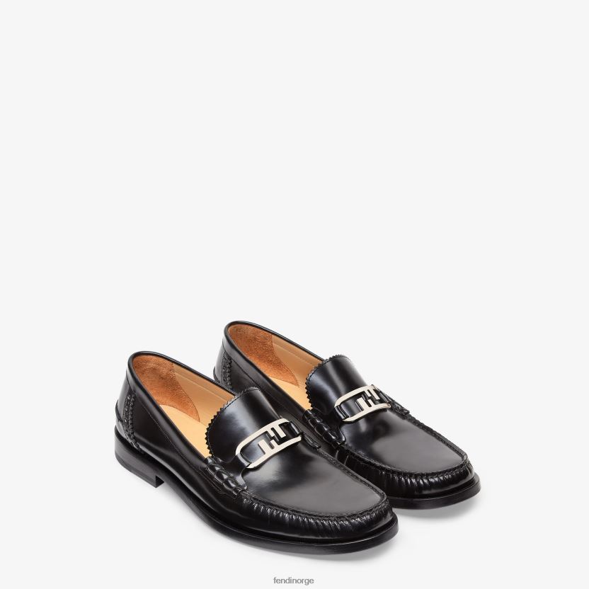 Fendi menn loafers i skinn NXB4XN2289 svart sko
