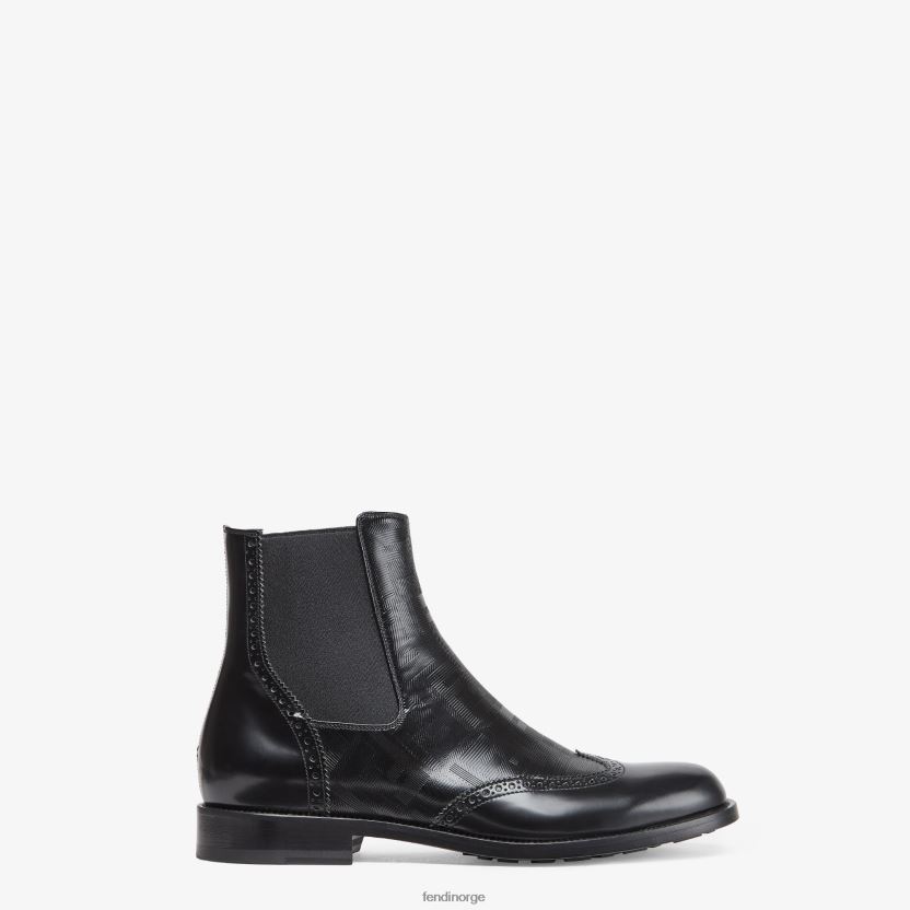 Fendi menn chelsea-støvler i skinn NXB4XN2311 svart sko