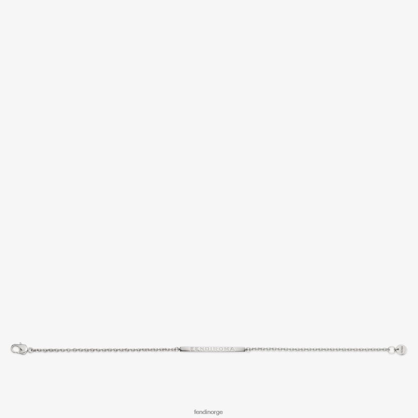 Fendi menn metall armbånd NXB4XN2707 sølv smykker