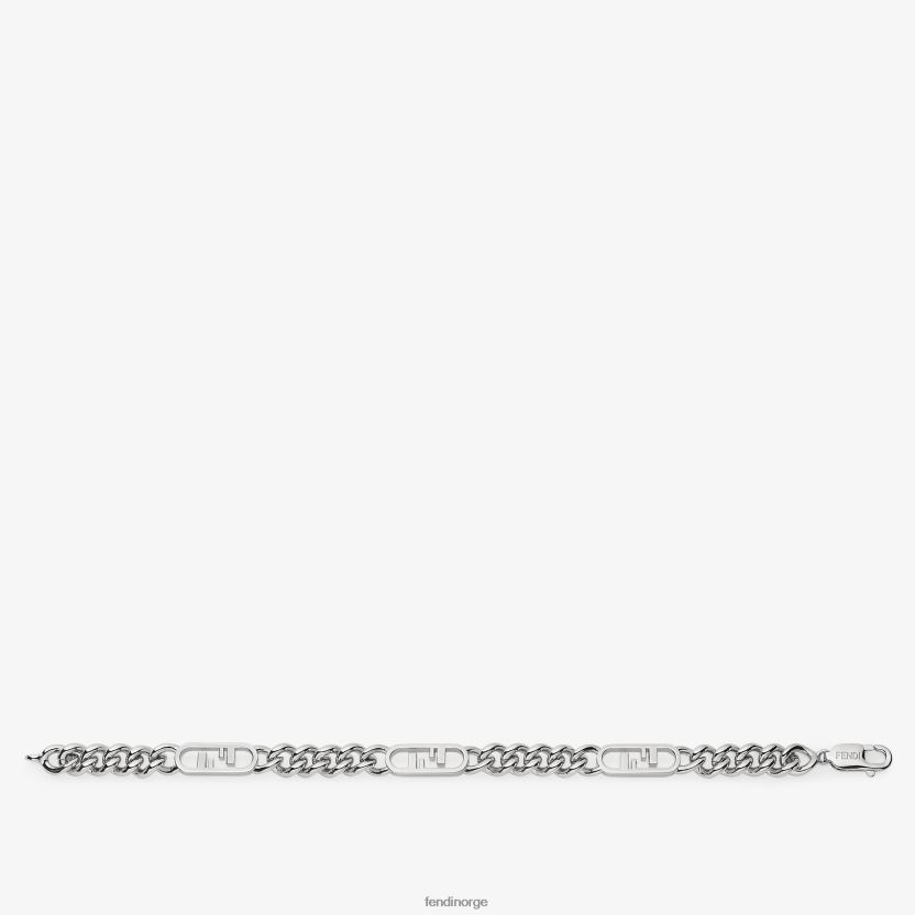 Fendi menn o'lock armbånd NXB4XN2721 sølv smykker