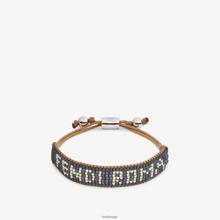 Fendi menn signatur armbånd NXB4XN2715 gull smykker