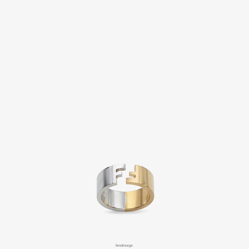 Fendi menn ring ring NXB4XN2696 gull smykker