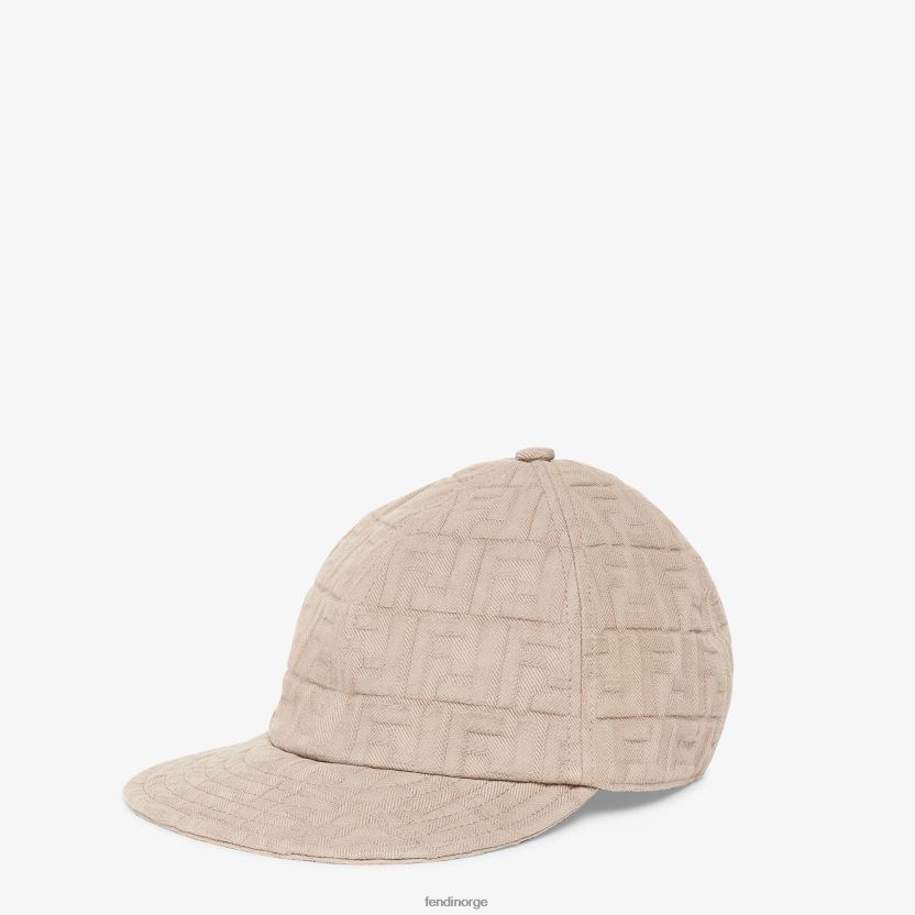 Fendi menn baseballhette i bomull NXB4XN2370 beige tilbehør