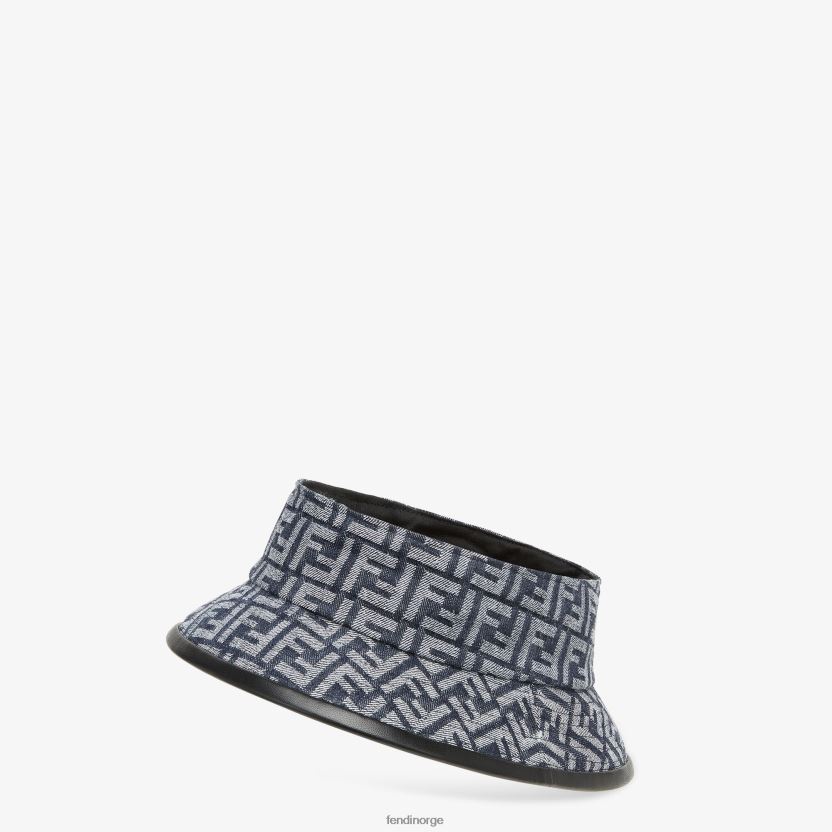 Fendi menn ff denimvisir NXB4XN2406 blå tilbehør