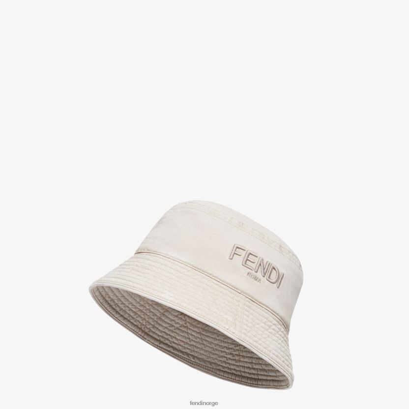 Fendi menn lue i bomullsfiskestil NXB4XN2379 beige tilbehør