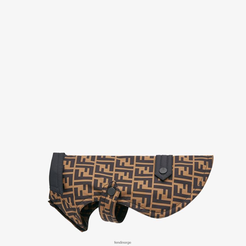 Fendi menn hundefrakk i ff nylon NXB4XN452 brun tilbehør