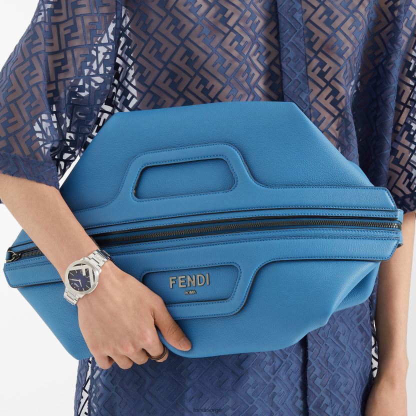 Fendi menn 41mm - rund klokke med logo NXB4XN2432 mote tilbehør