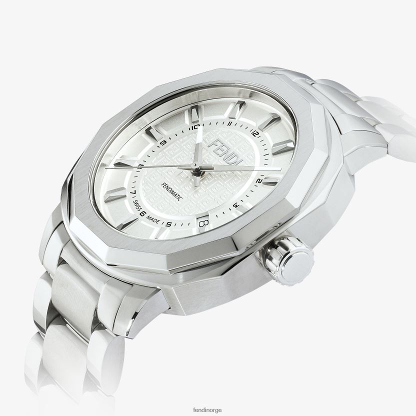 Fendi menn 42mm - geometrisk automatisk klokke NXB4XN2361 mote tilbehør