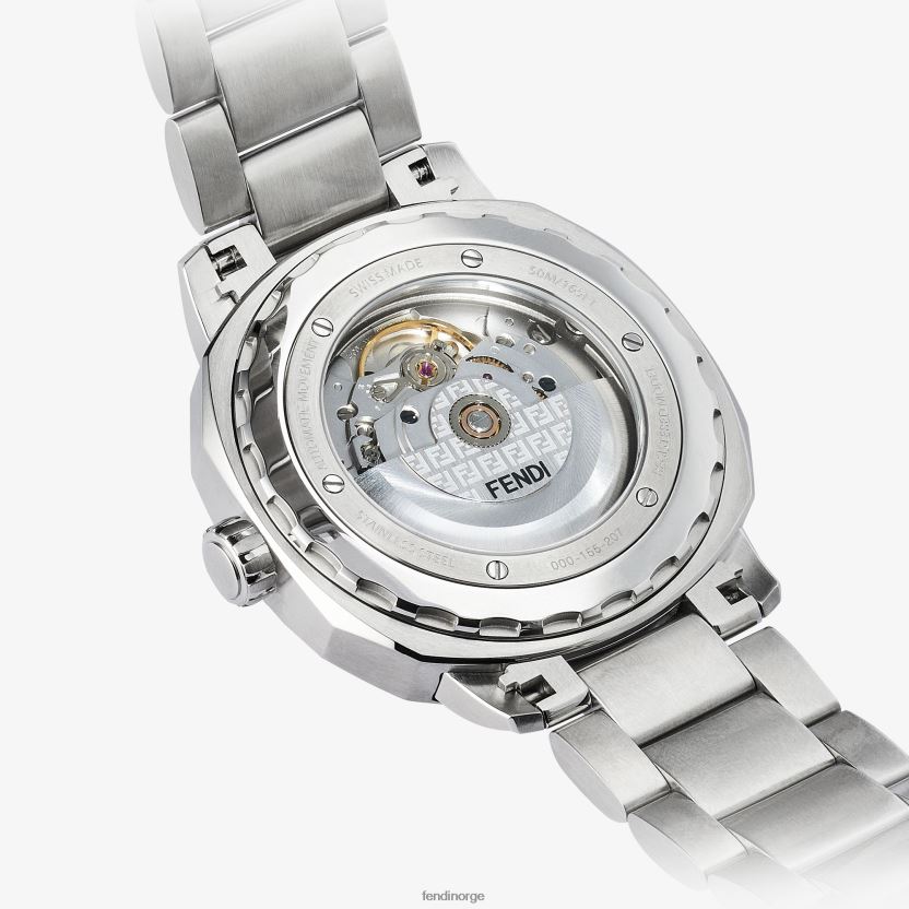 Fendi menn 42mm - geometrisk automatisk klokke NXB4XN2361 mote tilbehør