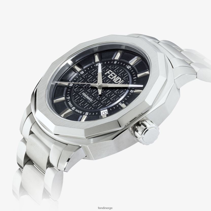 Fendi menn 42mm - geometrisk automatisk klokke NXB4XN2396 mote tilbehør