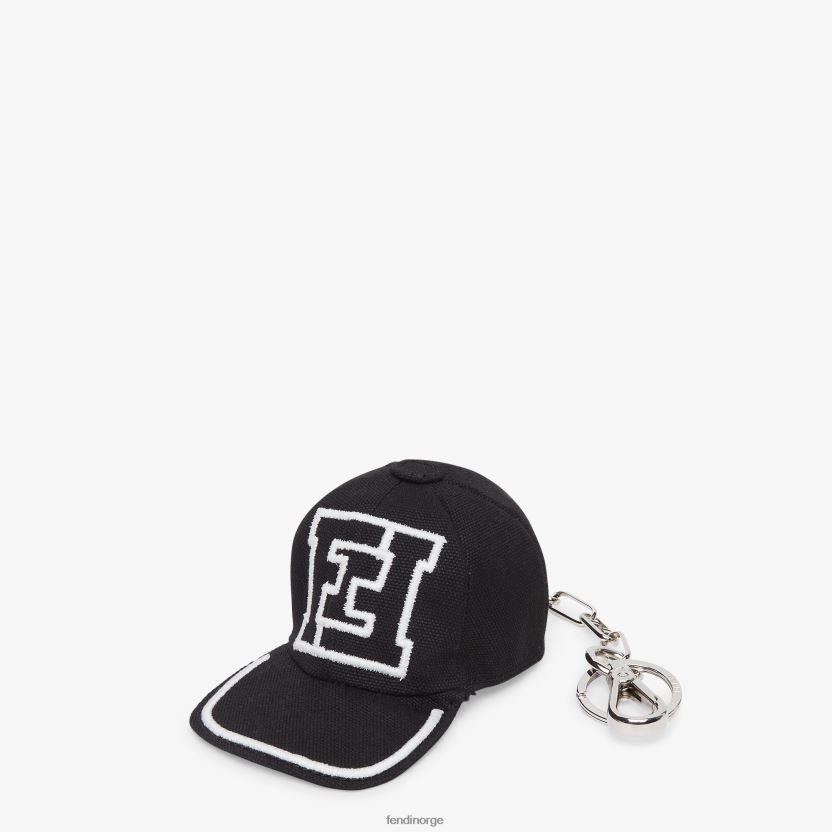 Fendi menn stoff sjarm NXB4XN2387 svart tilbehør