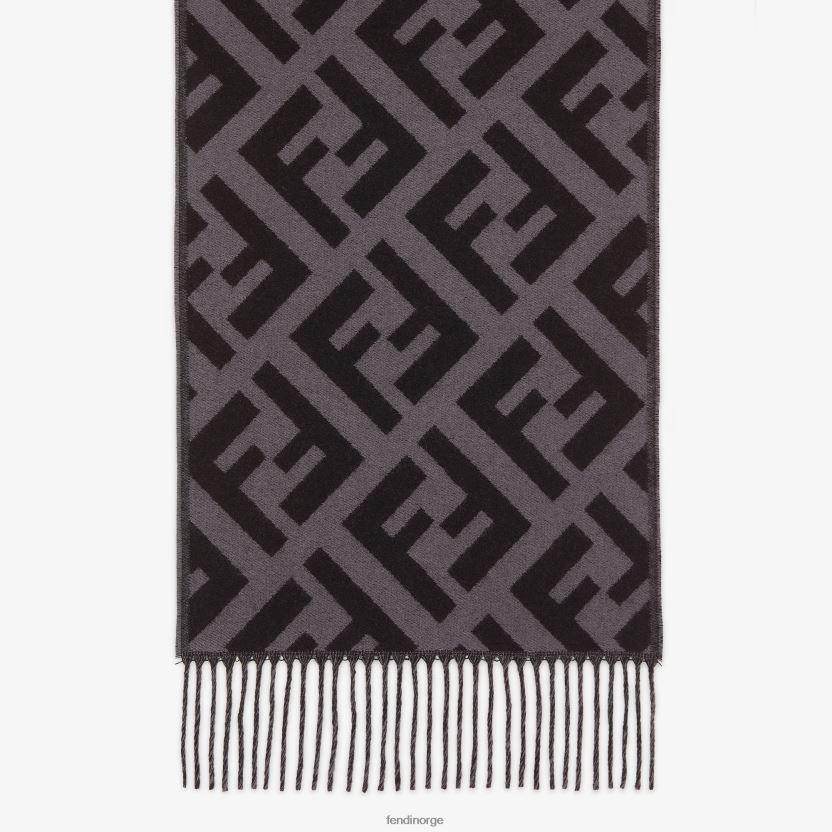 Fendi menn kashmir skjerf NXB4XN2458 svart tilbehør