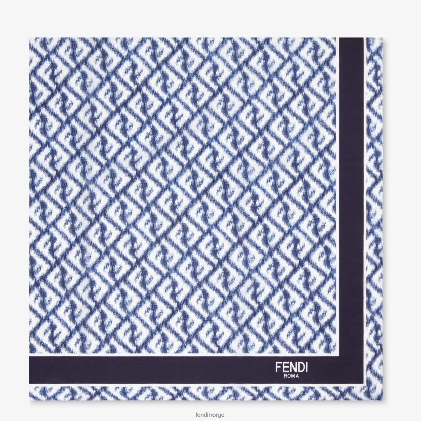 Fendi menn silke og bomull pareo NXB4XN2072 flerfarget tilbehør