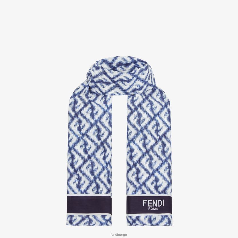 Fendi menn silke og bomull pareo NXB4XN2072 flerfarget tilbehør