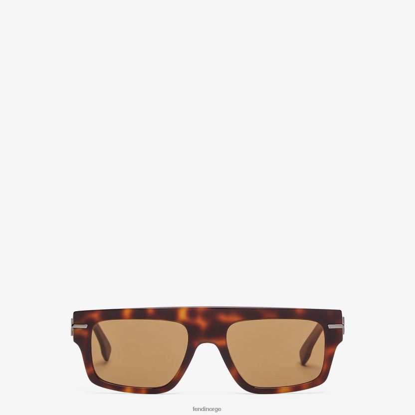 Fendi menn havana acetat solbriller NXB4XN2440 mote tilbehør