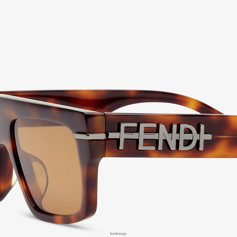 Fendi menn havana acetat solbriller NXB4XN2440 mote tilbehør